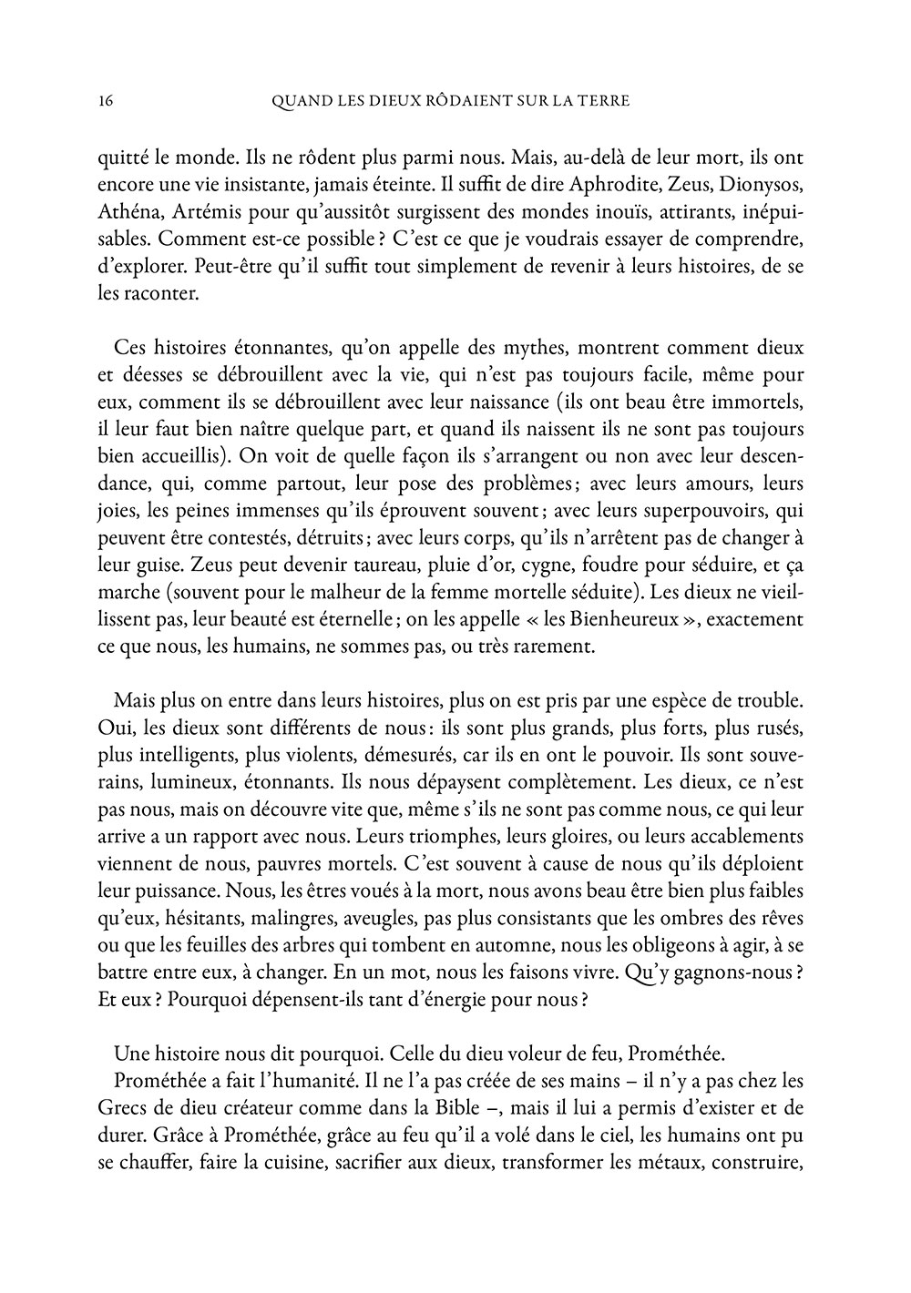 Quand les Dieux rôdaient sur la terre. Pierre Judet de La Combe -p.13