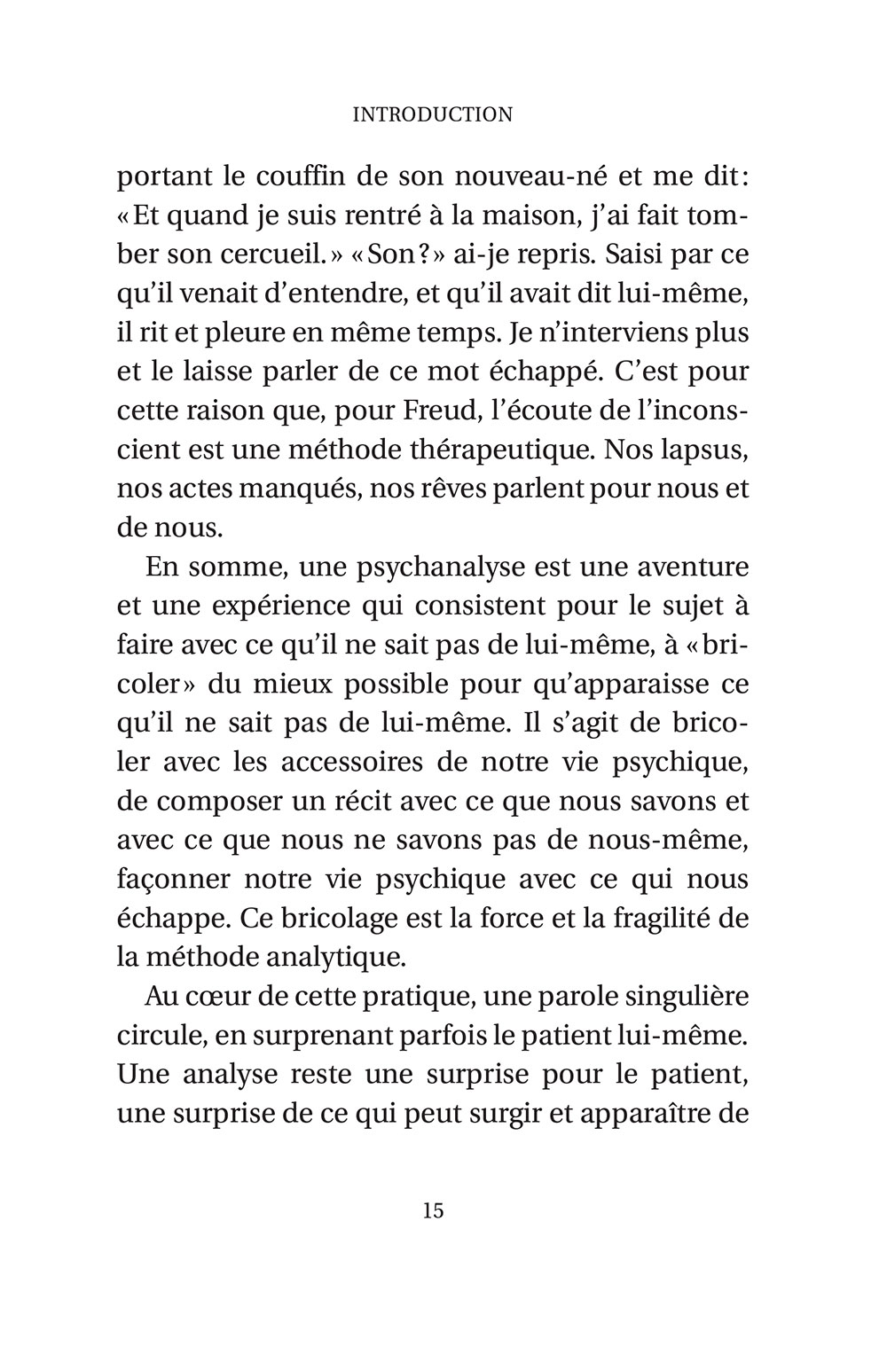 L'inconscient. Laurie Laufer - page 15