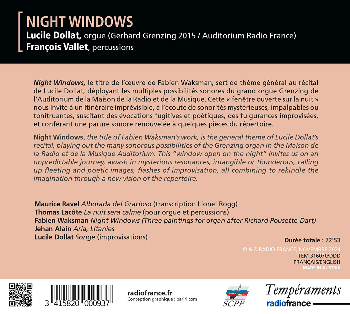 Night Windows. Lucile Dollat_verso