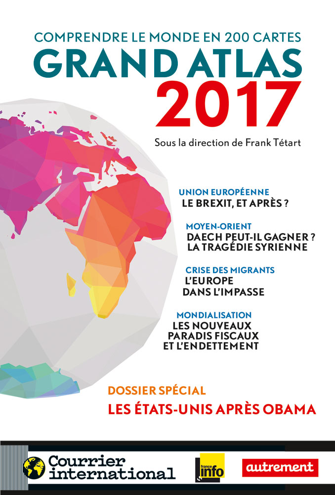 Grand Atlas 2024. Frank Tétart. Livre. franceinfo / Autrement / Courrier  international