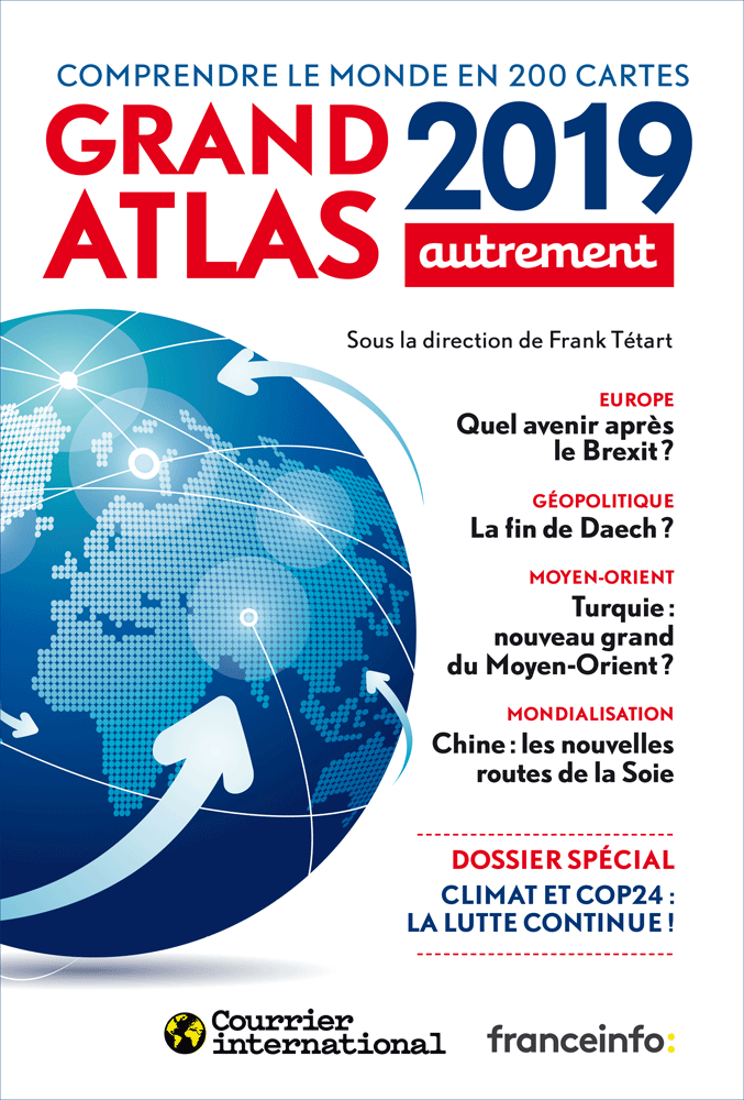 Grand Atlas 2024. Frank Tétart. Livre. franceinfo / Autrement / Courrier  international