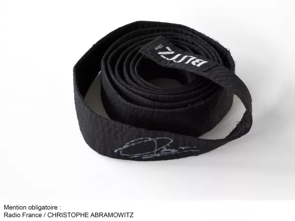 La ceinture d’entrainement du judoka Teddy Riner