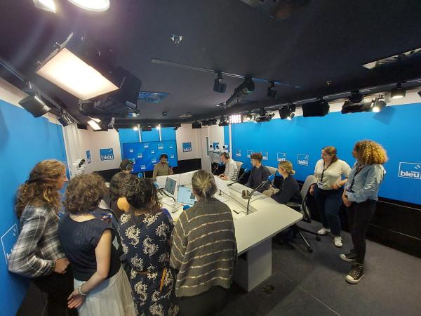 Découverte du studio France Bleu avec Willy Rovelli © Emmanuelle Baumgartner/Radio France