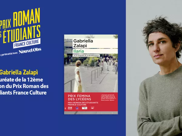 Gabriella Zalapì est lauréate du Prix Roman des étudiants France Culture