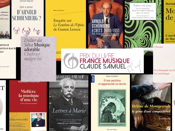 Sélection 2025 du Prix du Livre France Musique Claude Samuel