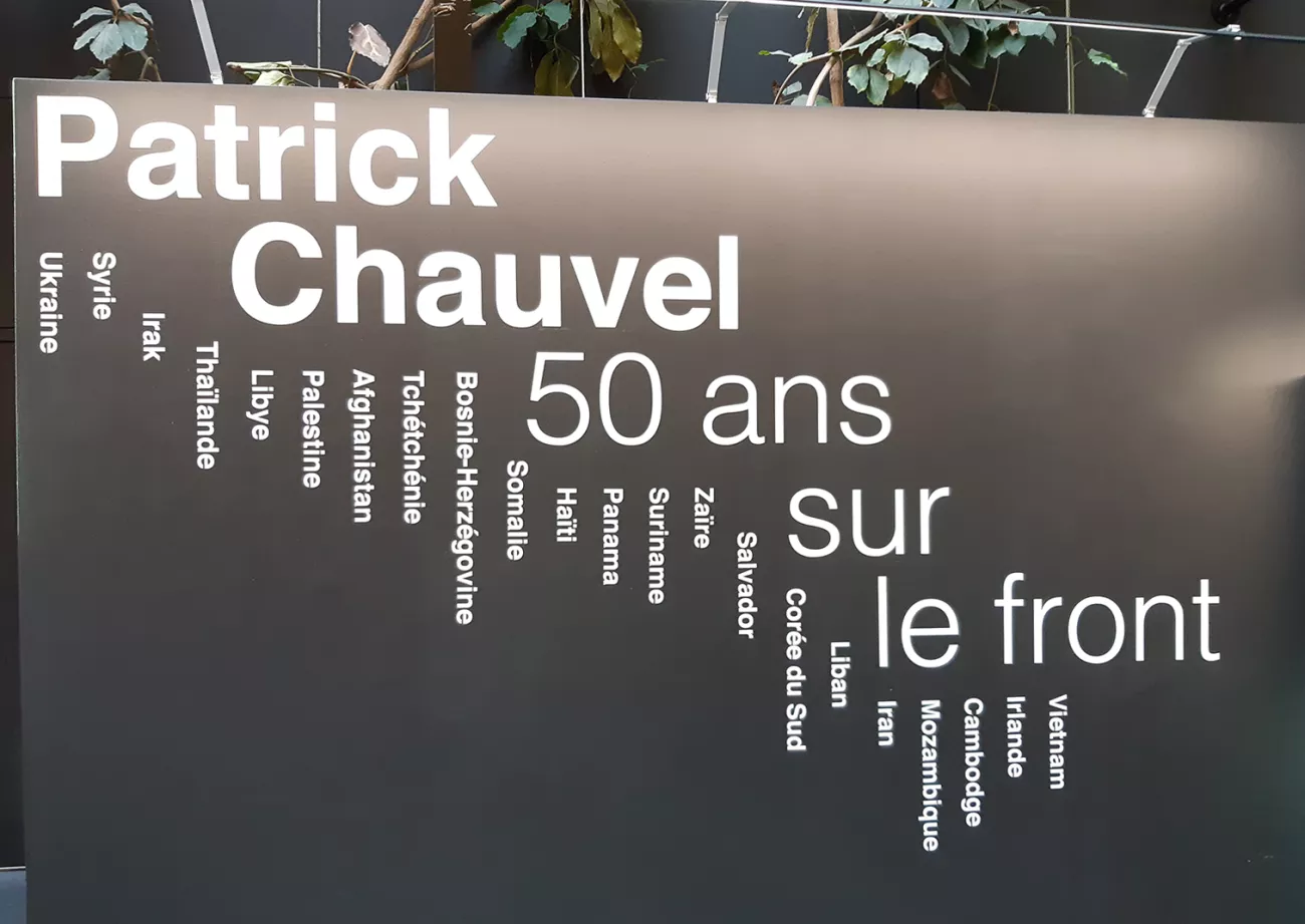 Exposition Patrick Chauvel , 50 ans sur le front