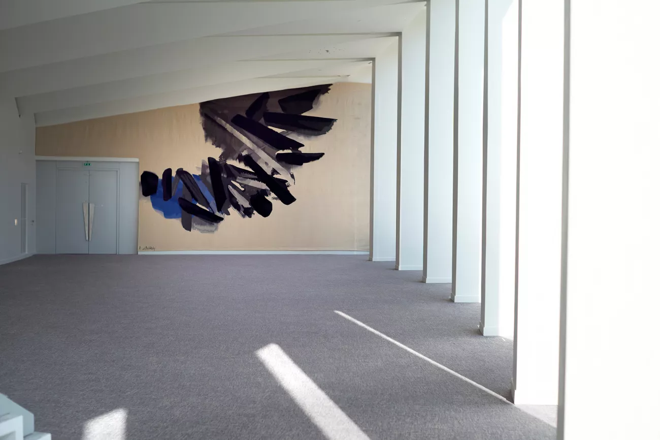 Tapisserie Pierre Soulages dans le foyer C