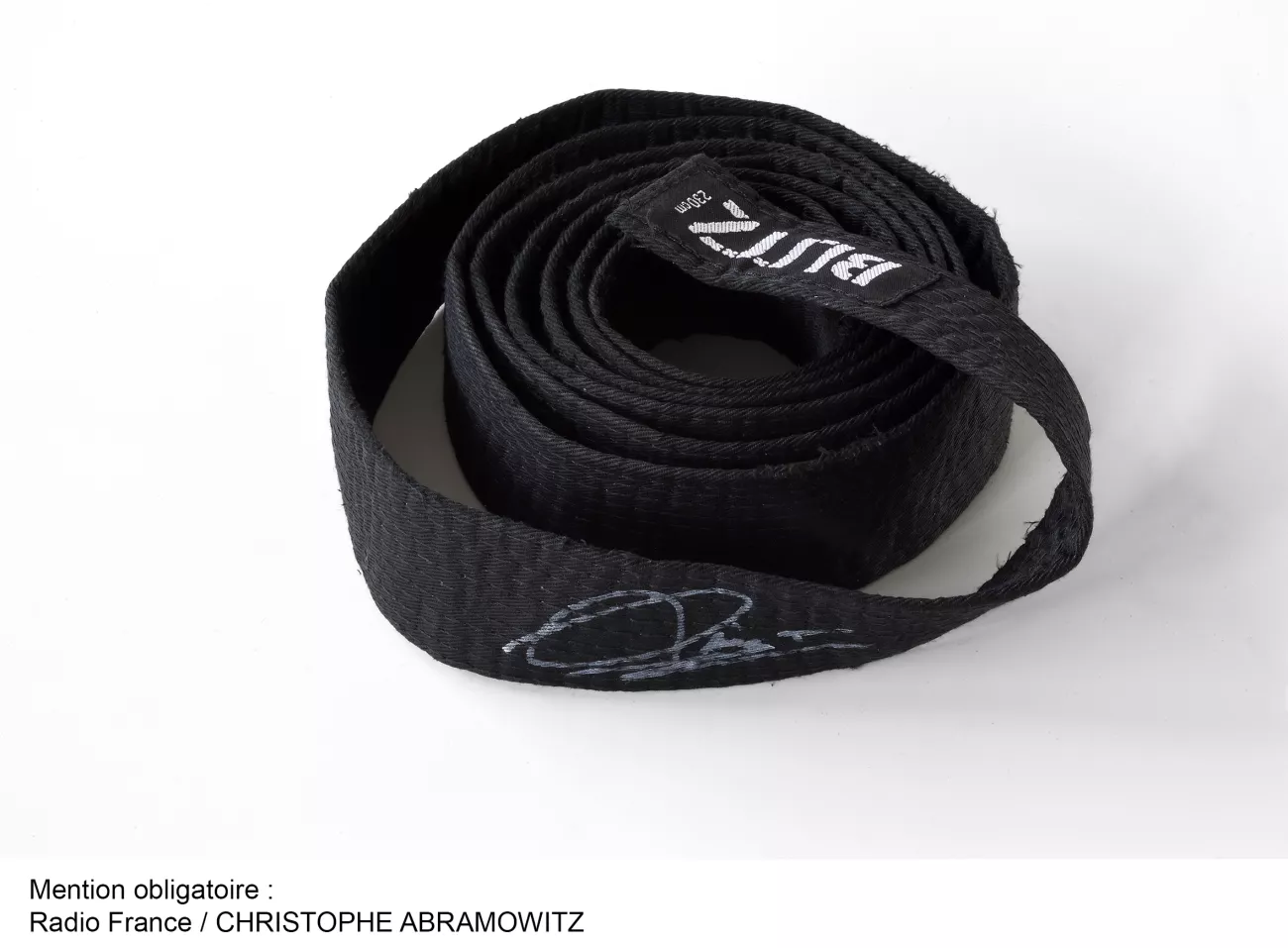 La ceinture d’entrainement du judoka Teddy Riner