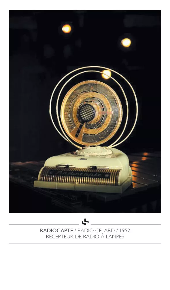 Récepteur radio Celard, 1952, type Radio Capte, cadres orientables, 6 lampes noval, PO-GO-OC-BE, fabrication française (Grenoble)