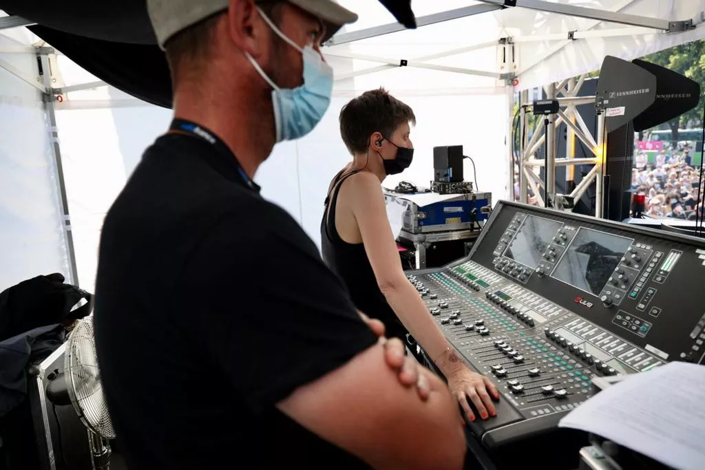 Les techniciens de Radio France