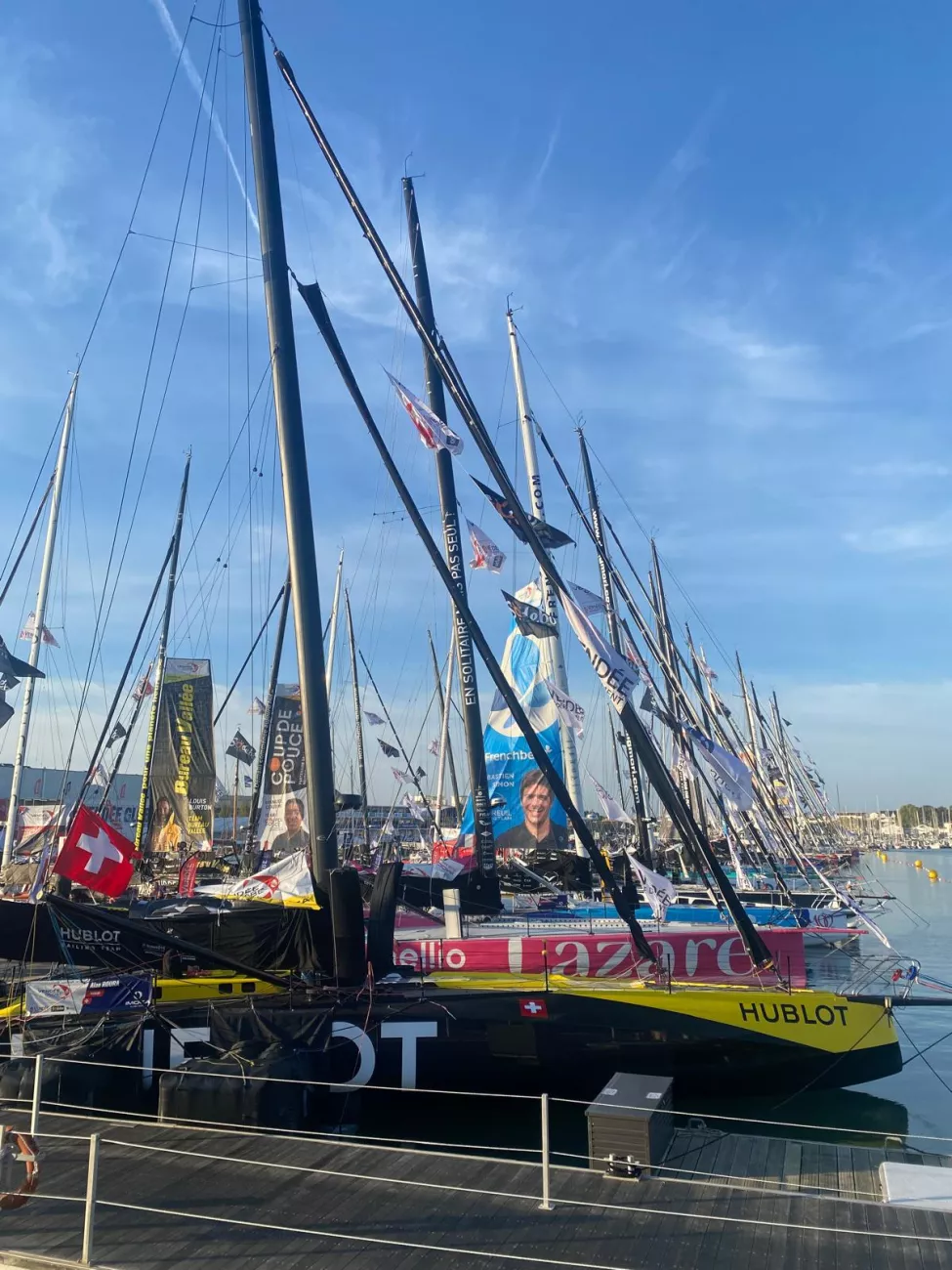 Les bateaux prêts au port le 8 novembre 2024