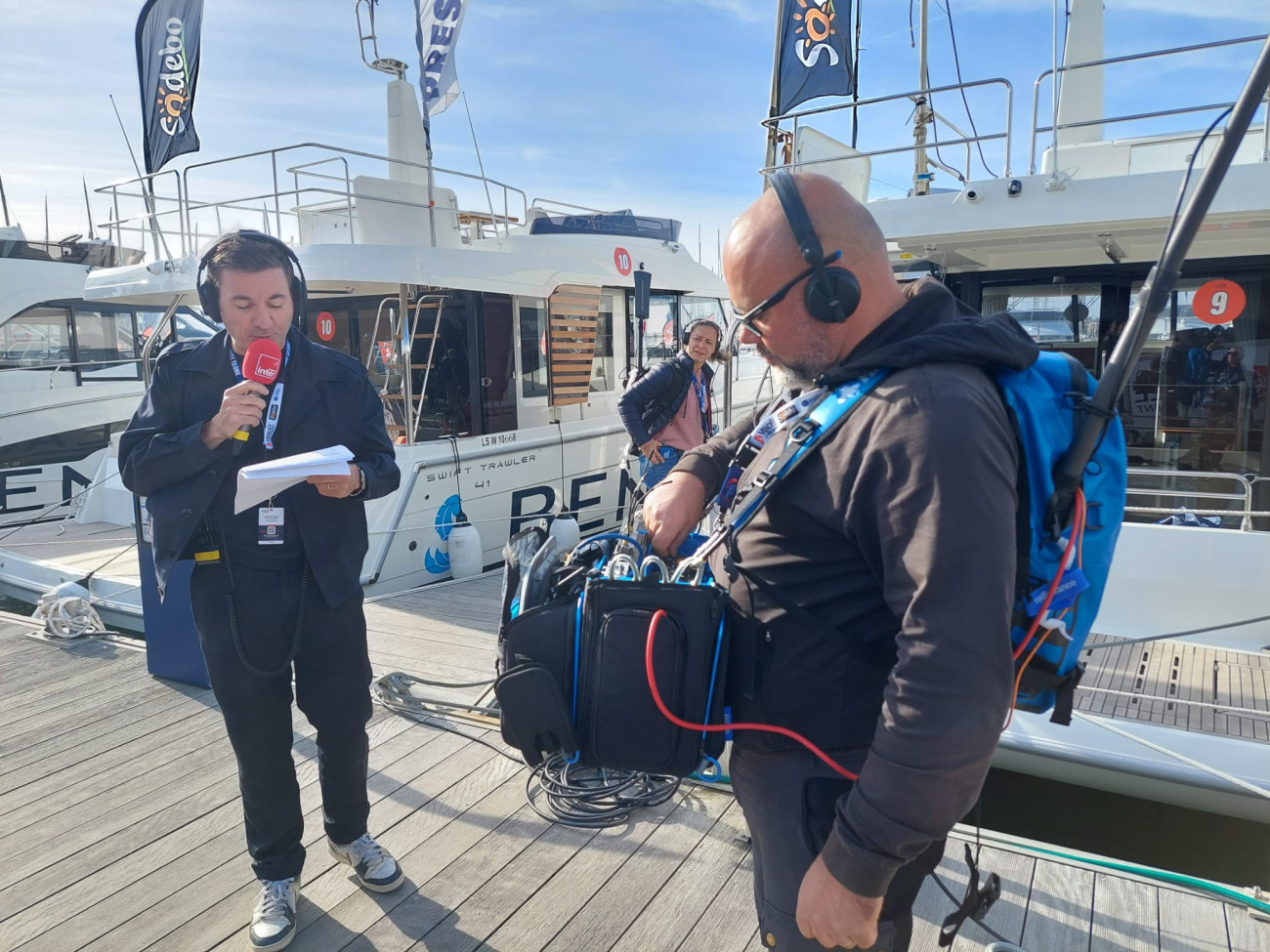 France Inter en direct des Sables d'Olonne pour le départ du Vendée Globe le 8 novembre 2024