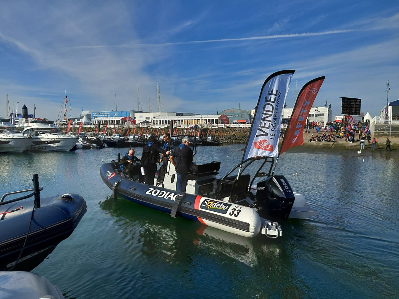 France Inter en direct des Sables d'Olonne le 8 novembre 2024 pour le départ du Vendée Globe