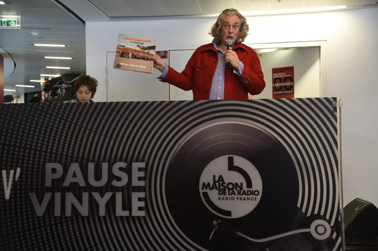 Conférence vinyle animée par Jean Croc - crédit photo : RF/Christophe Abramowitz