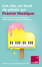 Cet été, on fond de plaisir sur France Musique du 1er juillet au 25 août 2024