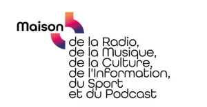 Logo de la Maison de la Radio, de la Musique, de la Culture, de l'Information, du Sport et du Podcast