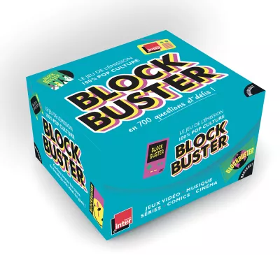 Blockbuster boîte de jeu. Frederick Sigrist. France Inter