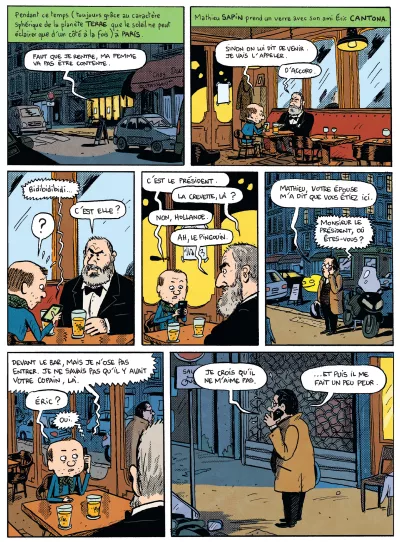 Le minsitère secret. BD. Mathieu Sapin. Joann Sfar. page 4