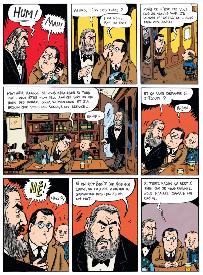 Le minsitère secret. BD. Mathieu Sapin. Joann Sfar. page 5