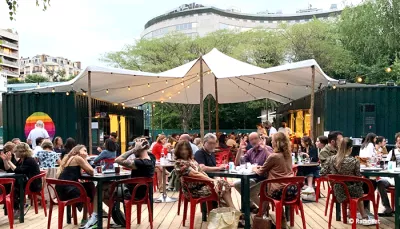 La terrasse du Radioeat vous accueille tout l'été devant la Maison de la Radio et de la Musique