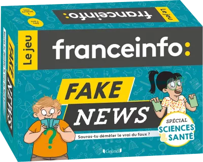 Fake News spécial sciences et santé boîte de jeu