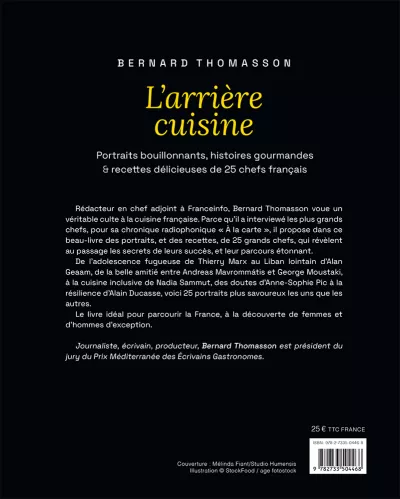 L'arrière cuisine. Bernard Thomasson