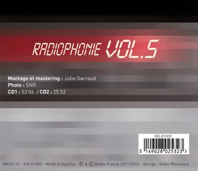 Radiophonie vol. 5 -verso