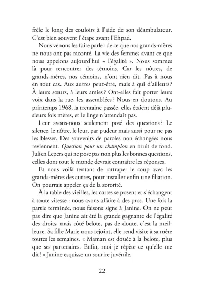 Laisse parler les femmes Fais parler les hommes - page 22