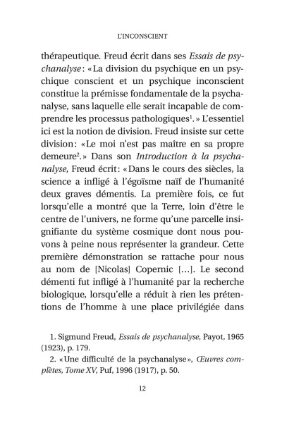 L'inconscient. Laurie Laufer - page 12