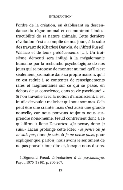 L'inconscient. Laurie Laufer - page 13