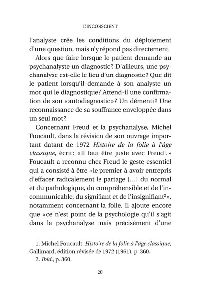 L'inconscient. Laurie Laufer - page 20