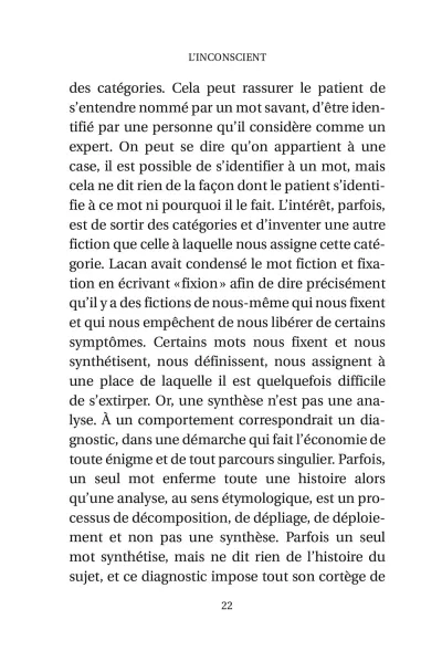 L'inconscient. Laurie Laufer - page 22