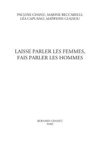 Laisse parler les femmes Fais parler les hommes - page 05