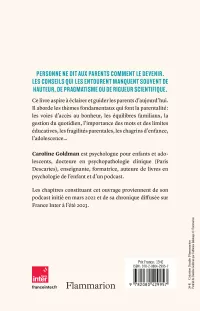 Guide des parents d'aujourd'hui. Caroline Goldman_4e de couv