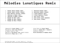 Franck Dadure Mélodies lunatiques Remix_verso