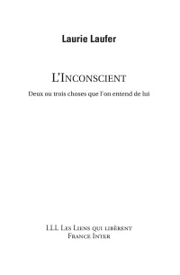 L'inconscient. Laurie Laufer - page 05