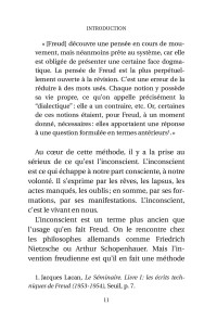 L'inconscient. Laurie Laufer - page 11