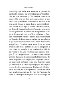 L'inconscient. Laurie Laufer - page 22