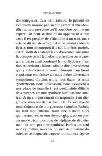 L'inconscient. Laurie Laufer - page 22